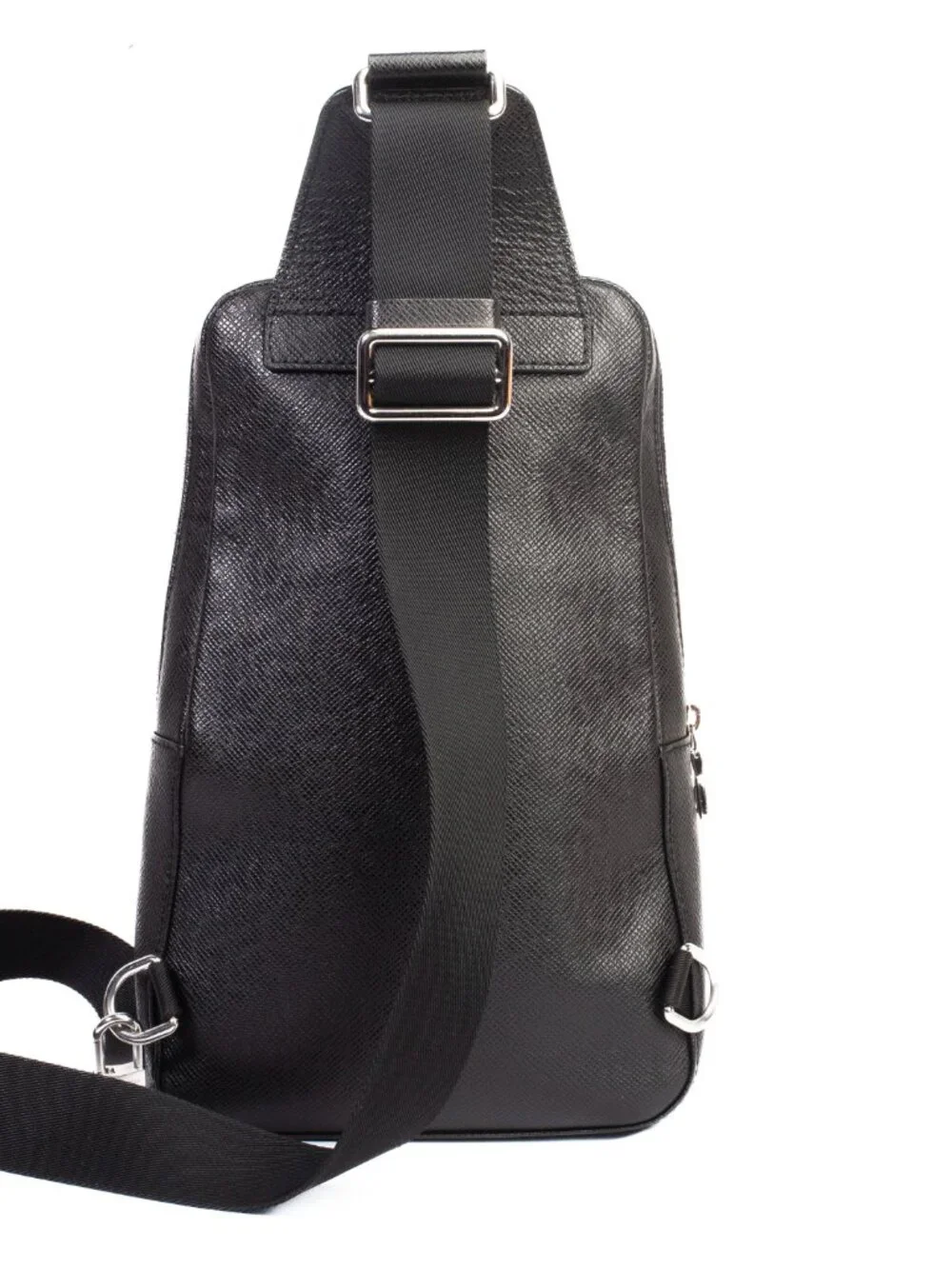Authentic Louis Vuitton Taiga Avenue Sling Bag Glacier